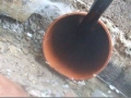 Drain cleaning pipe